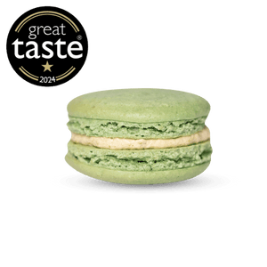 Pistachio macaron for the mademoiselle macaron monsieur macaron gift box