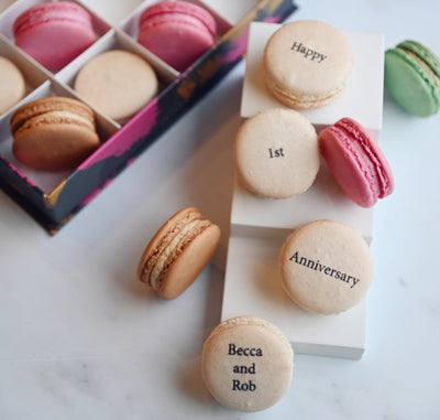 Happy Anniversary Macaron Gift Box
