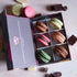 Luxury chocolate macaron gift box of 12 assorted flavours, ideal for birthdays, anniversaries and gifting by post