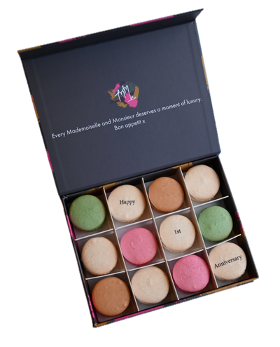 Happy Anniversary Macaron Gift Box