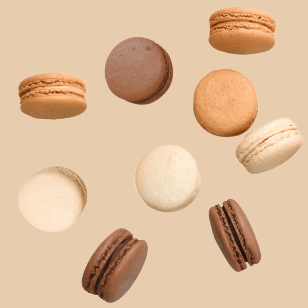 Brown Macaron Selection – Mademoiselle Macaron
