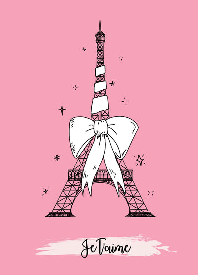 Mademoiselle macaron greetings card