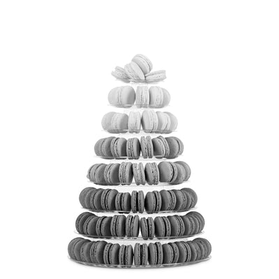 Purple Ombré Macaron Tower