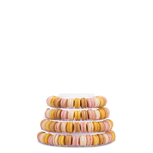 Golden Hues Macaron Cake Stand