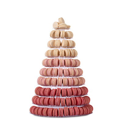 Pink Ombré Macaron Tower