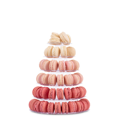 Pink Ombré Macaron Tower