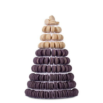 Purple Ombré Macaron Tower