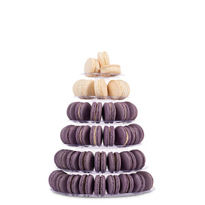 Purple Ombré Macaron Tower