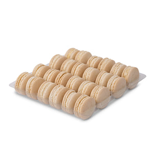 Authentic French Macarons in Vanilla flavour. Macaron Party Tray