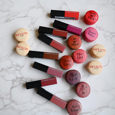 macarons for revlon lipstick