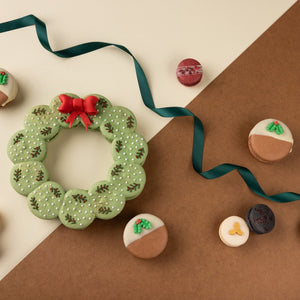 French macarons Christmas selection