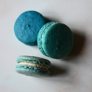 Blue Macarons
