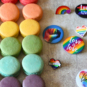 Multi-Coloured Macarons