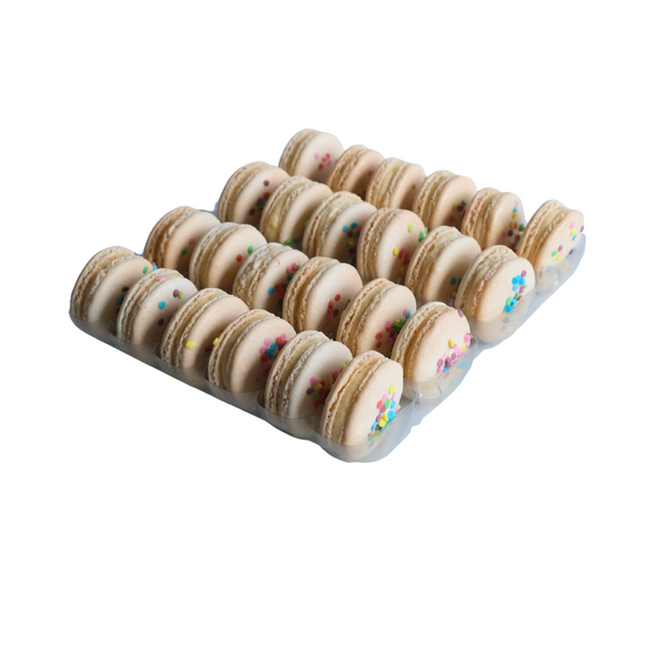 Birthday Cake Macaron Tray