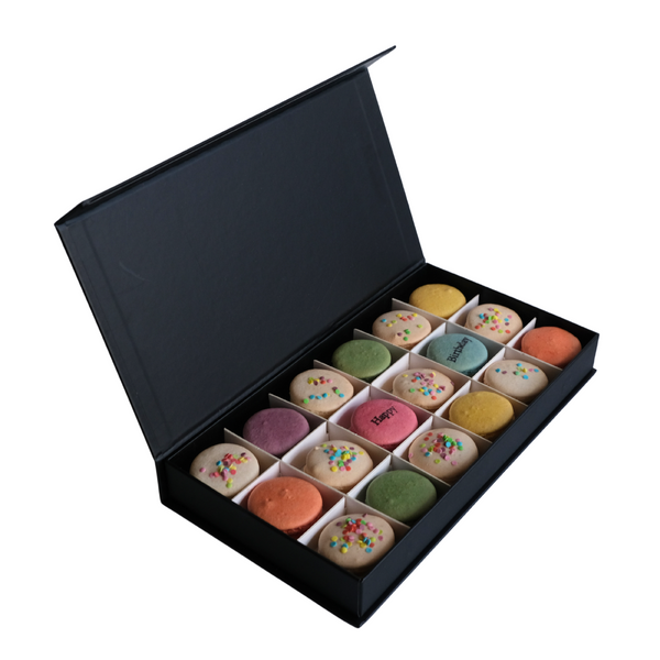 Birthday Cake Macaron Gift Box