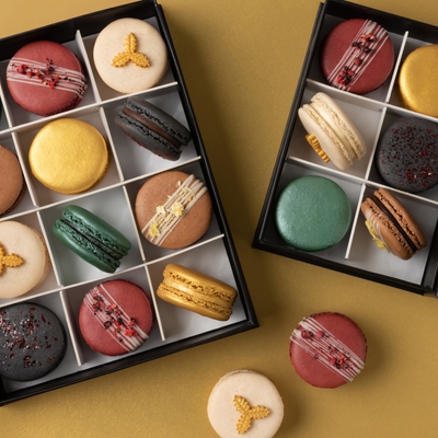 Luxury Christmas Macaron Gift Box