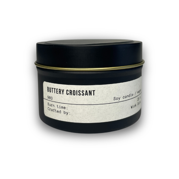 Buttery Croissant Tin Candle