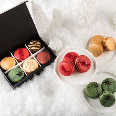 Luxury Christmas Macaron Box