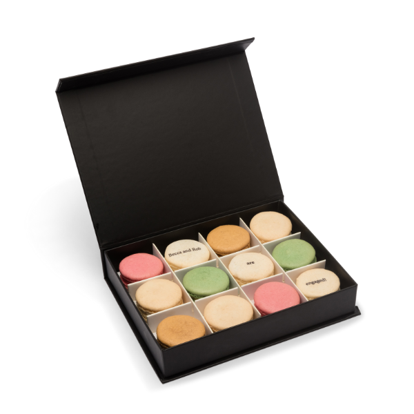 Personalised Congratulations Macaron Gift Box