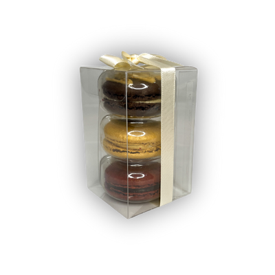 Luxury Christmas french macaron favour box