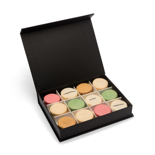 Personalised Congratulations Macaron Gift Box