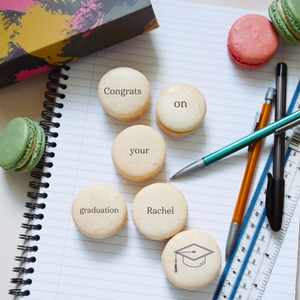Personalised Graduation Macaron Gift Box