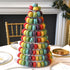 Rainbow Macaron Tower