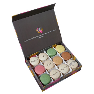 Personalised Graduation Macaron Gift Box