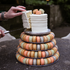Macaron and Cake Tower