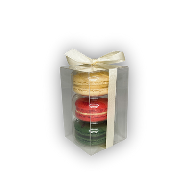 Luxury Christmas french macaron favour box