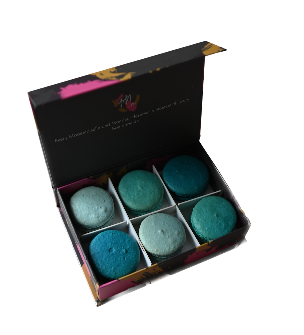 Blue Macaron Gift Box – Mademoiselle Macaron