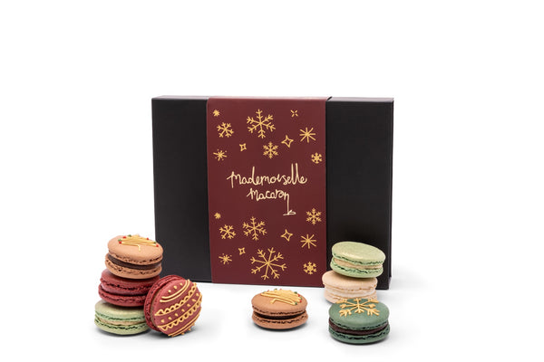 Luxury Christmas Macaron Gift Box