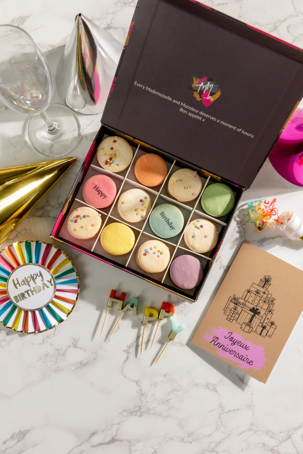 Happy Birthday Macaron Gift Set