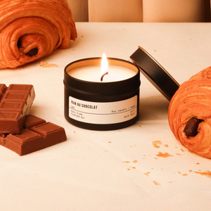 Pain Au Chocolat Tin Candle