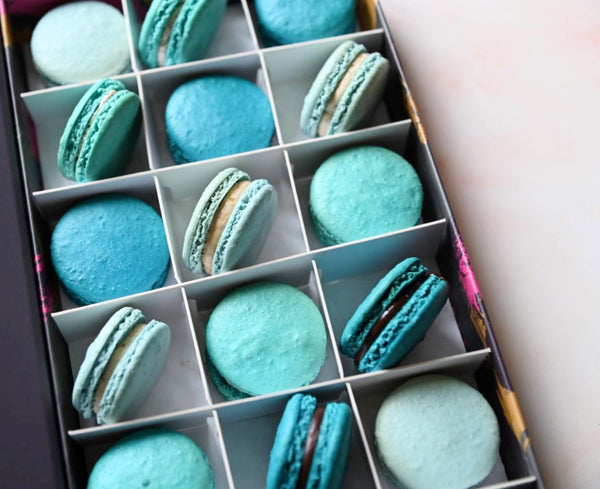 Blue Macaron Gift Box