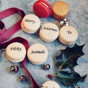 Personalised Christmas Macarons