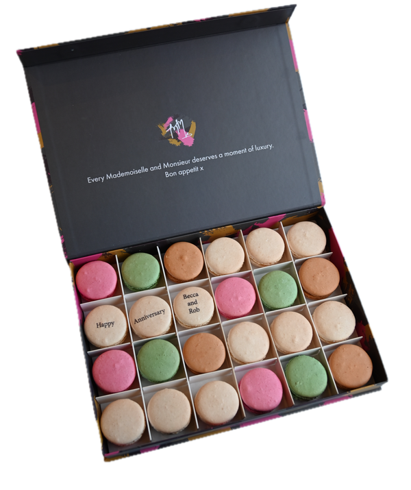 Happy Anniversary Macaron Gift Box