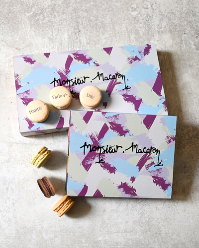 Father's Day Personalised Message Macaron Box