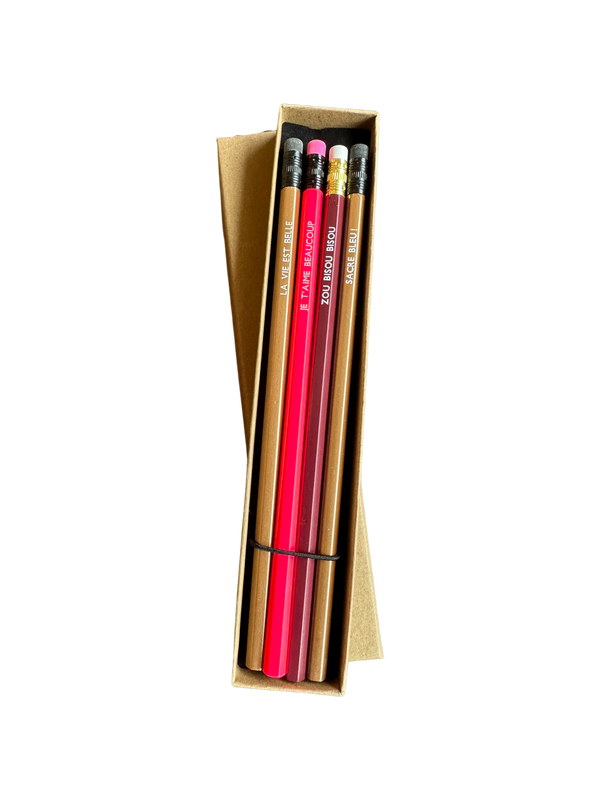 French Phrase Pencils