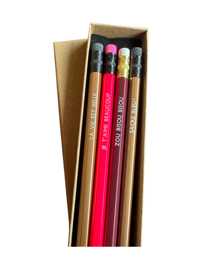 French Phrase Pencils