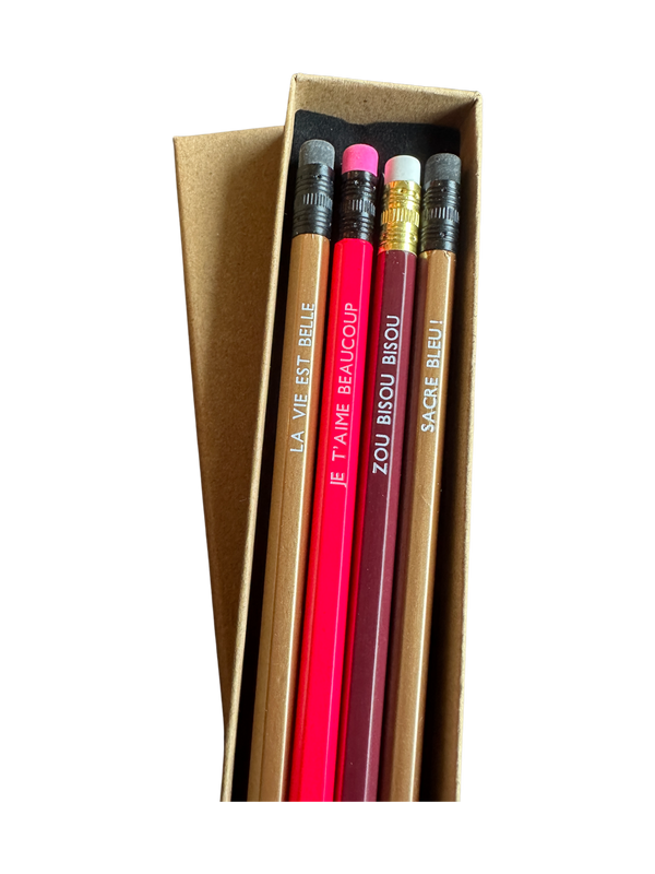 French Phrase Pencils