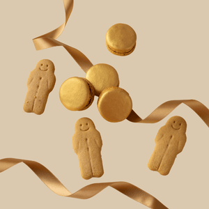 Caramel Gingerbread Macaron Tray - Christmas Special 2025