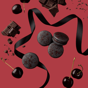 Black Forest Macaron Tray - Christmas Special 2025