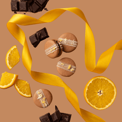 Chocolate Orange Macaron Tray - Christmas Special 2025