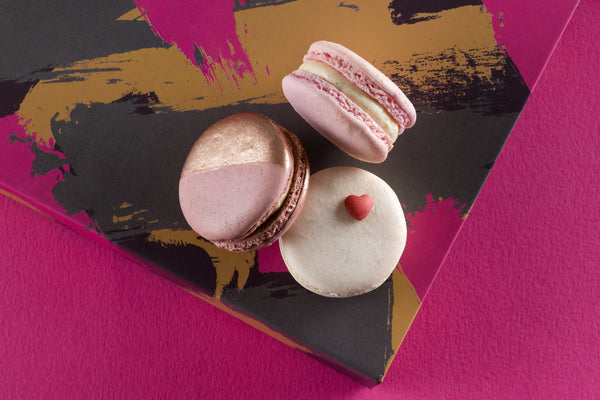 Valentine's Day Macaron Gift Box