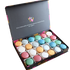 Shimmering macaron selection in assorted flavours, luxury gift box by post