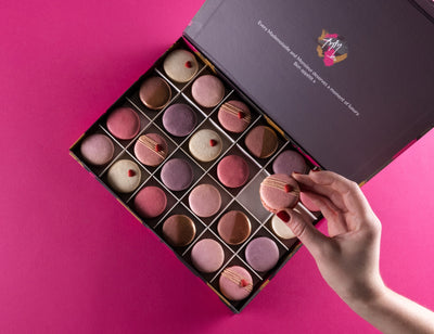 Valentine's Day Macaron Gift Box