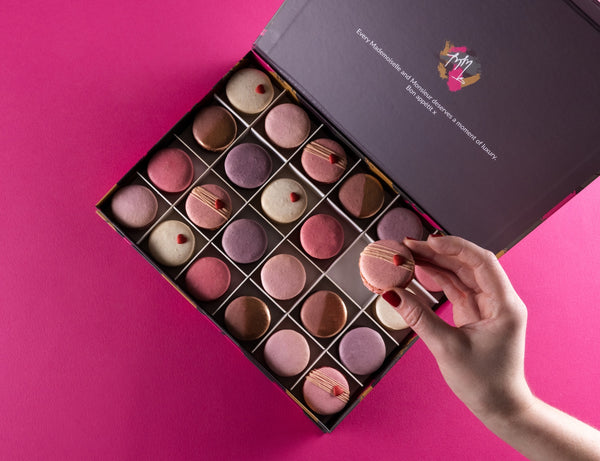 Valentine's Day Macaron Gift Box