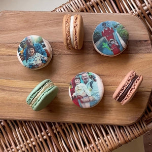 Personalised fathers day macarons 