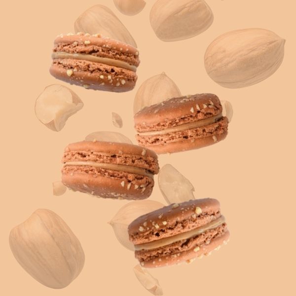 Hazelnut Praline Macaron Tray
